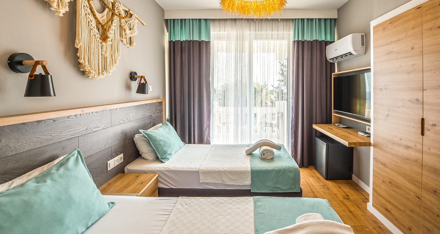  İki Yataklı Oda - Deniz Manzaralı | Hotel Royal City